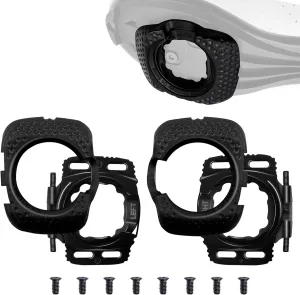 1 Pair Quick Release Cycling Shoes Cleats Self-Locking Pedal Aerodynamic for Wahoo for SpeedPlay for Zero (Black)