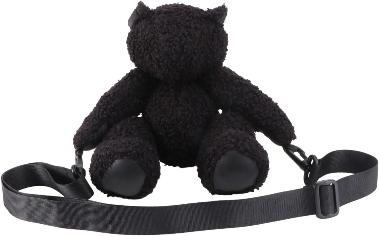 1Pc Plush Cartoon Bear Crossbody Bag for Women Shoulder Strap Cute Novelty Sling Purse for Daily Use for Keys Phone and Essentials