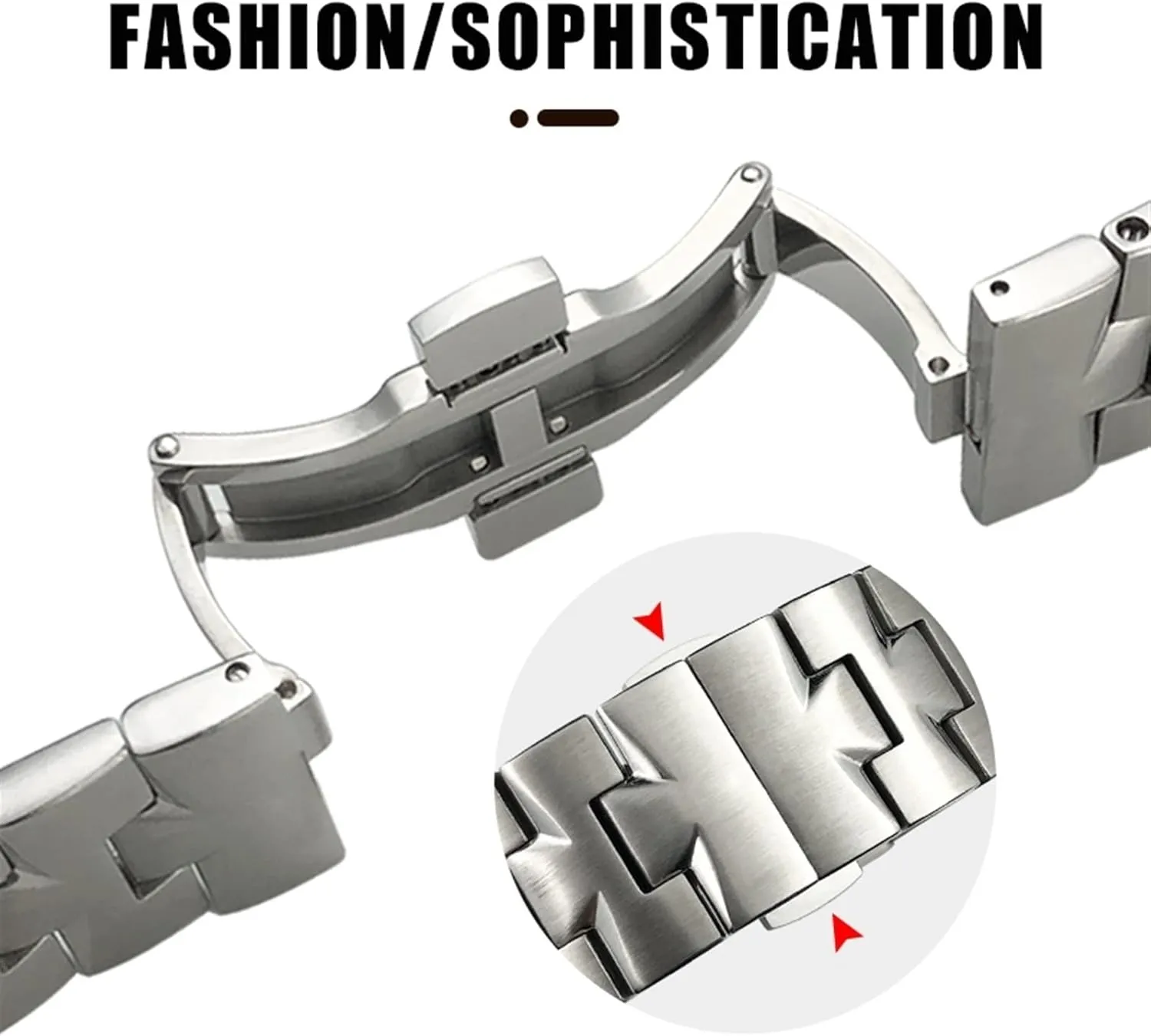 24mm 7mm 8mm Quick Release Connection Stainless Steel Bracelet Watch band for VACHERON CONSTANTIN Strap Watchbands