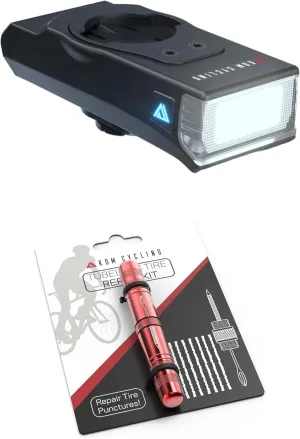 350 Lumens Quick Release Light   Tubeless Tire Repair Tool - Red