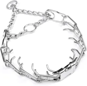 Adjustable Collar with Quick Release Buckle, for Small Medium Large Dog, Extra Link and Caps