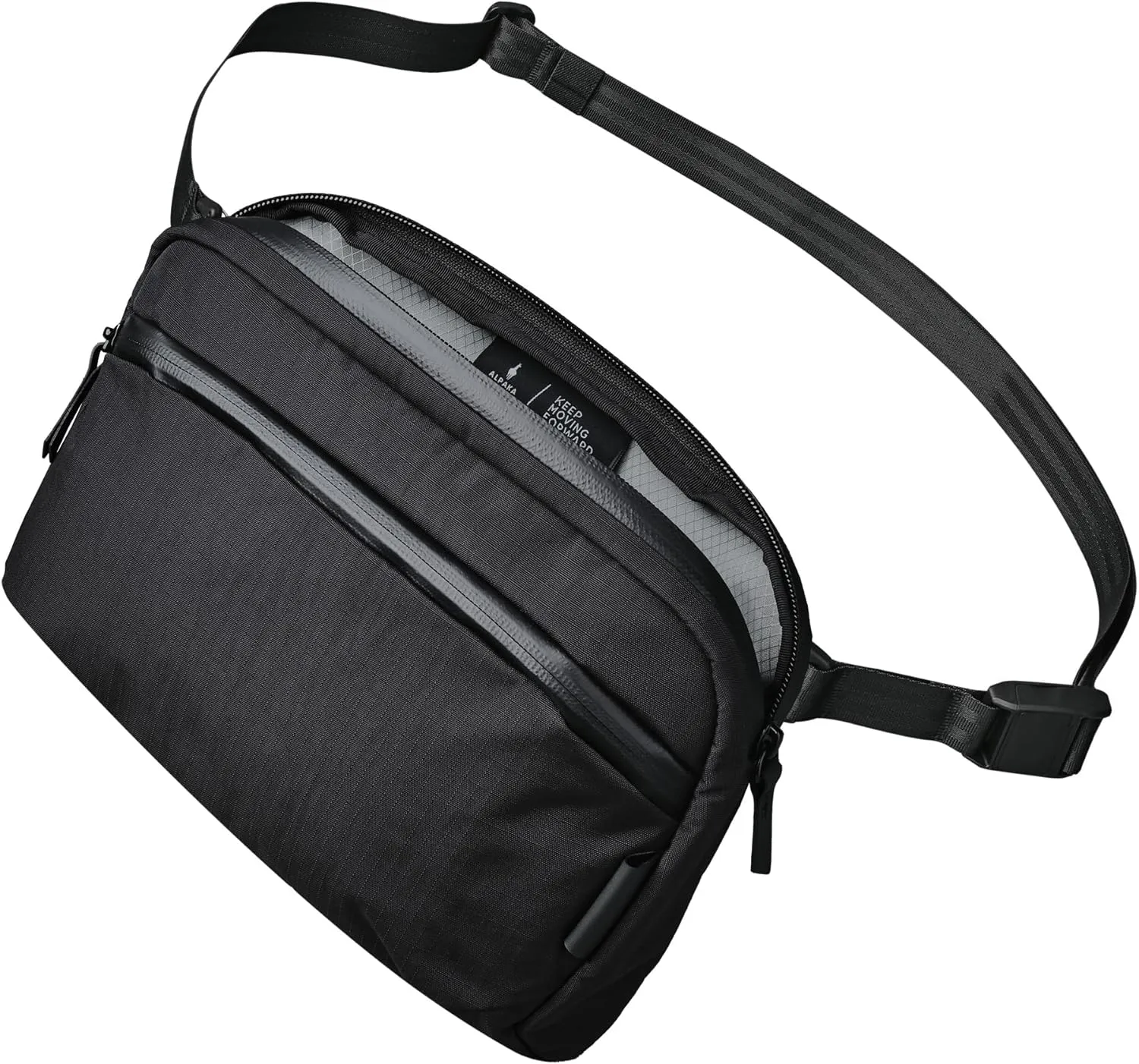 ALPAKA Flight Sling 2L- Crossbody Sling Bag For Men Travel Lightweight,Portable, Packable, with Quick Release Shoulder Strap