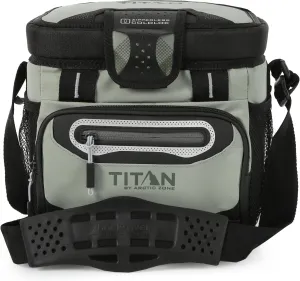 Arctic Zone Titan Deep Freeze Cooler - Zipperless Hardbody Cooler - Small & Large Capacity- Beach & Camping Cooler - Deep Freeze Insulation, HardBody Liner, and SmartShelf