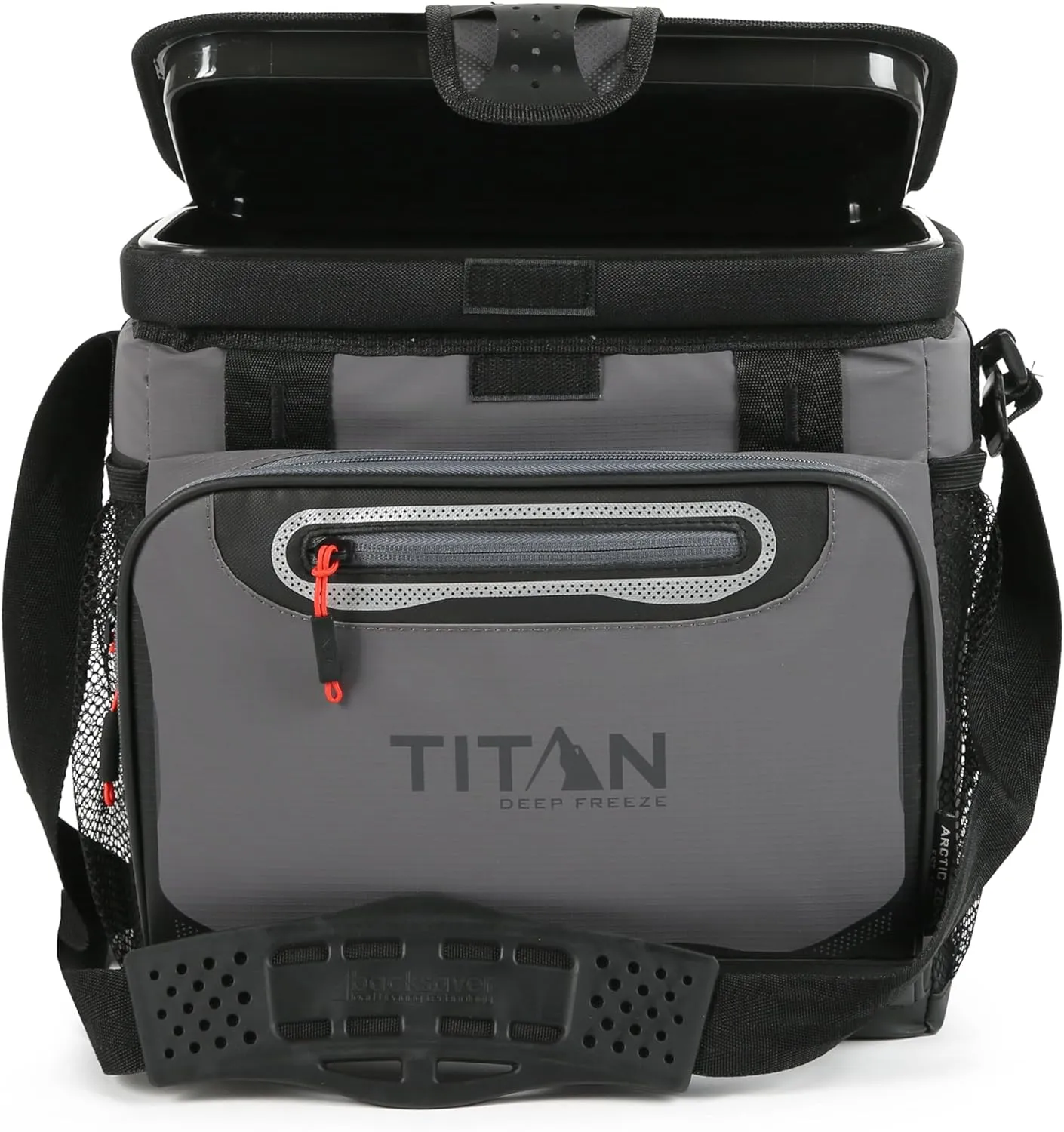 Arctic Zone Titan Deep Freeze Cooler - Zipperless Hardbody Cooler - Small & Large Capacity- Beach & Camping Cooler - Deep Freeze Insulation, HardBody Liner, and SmartShelf