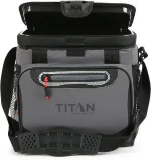 Arctic Zone Titan Deep Freeze Cooler - Zipperless Hardbody Cooler - Small & Large Capacity- Beach & Camping Cooler - Deep Freeze Insulation, HardBody Liner, and SmartShelf