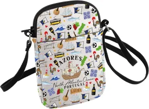 Azores Islands Crossbody Bag Pico Island Portugal Gift Atlantic Ocean Small Sling Bag
