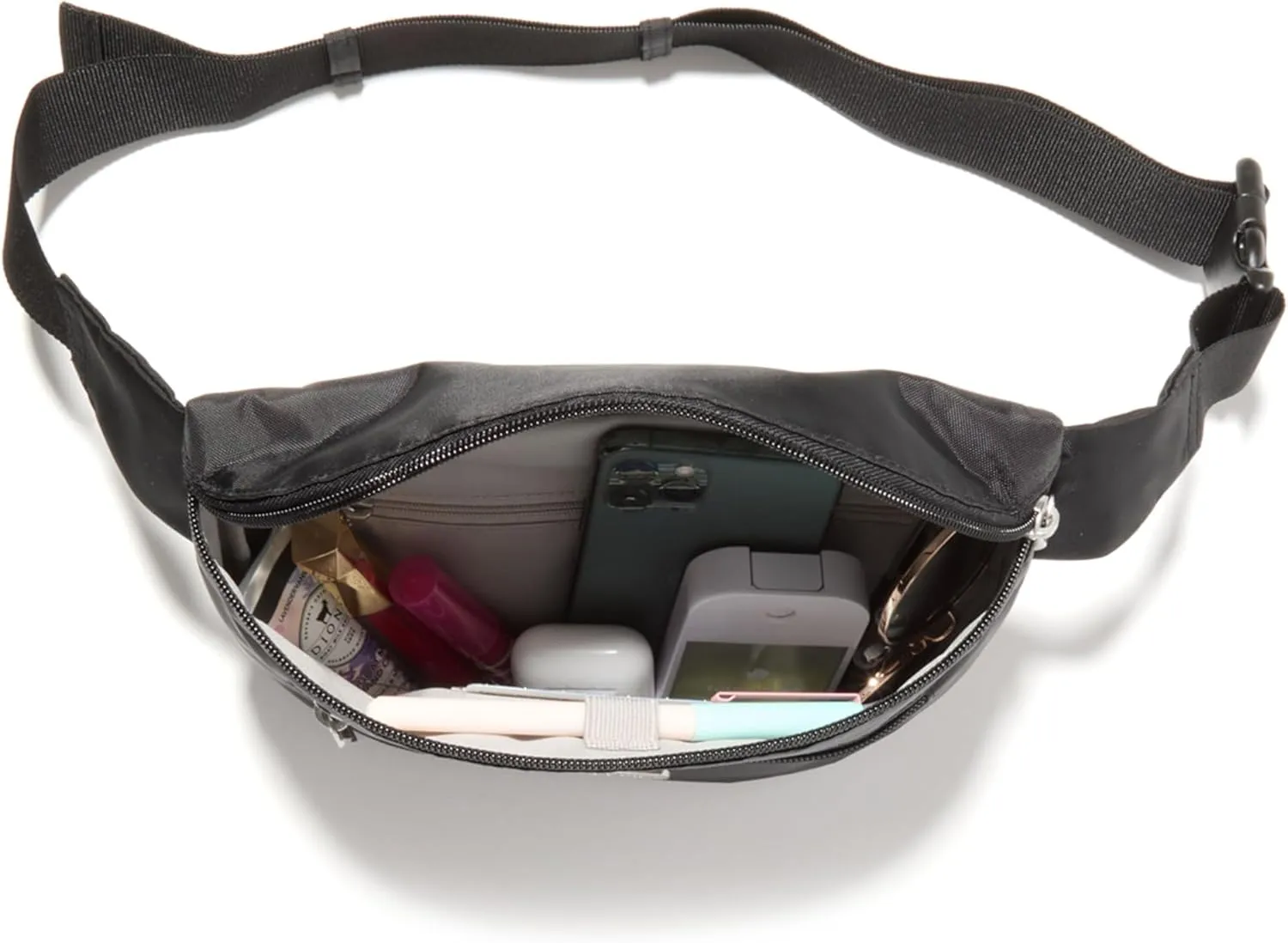 Baggallini Essential Belt Bag-9x6 Crossbody Fanny Waist Pack W/RFID & Adjustable Strap