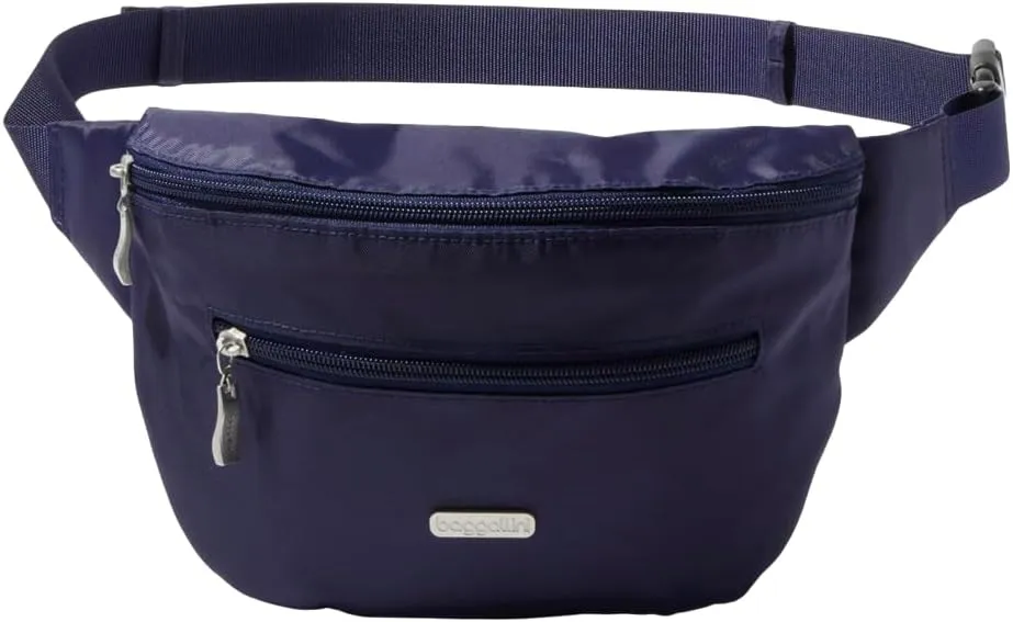 Baggallini Essential Belt Bag-9x6 Crossbody Fanny Waist Pack W/RFID & Adjustable Strap