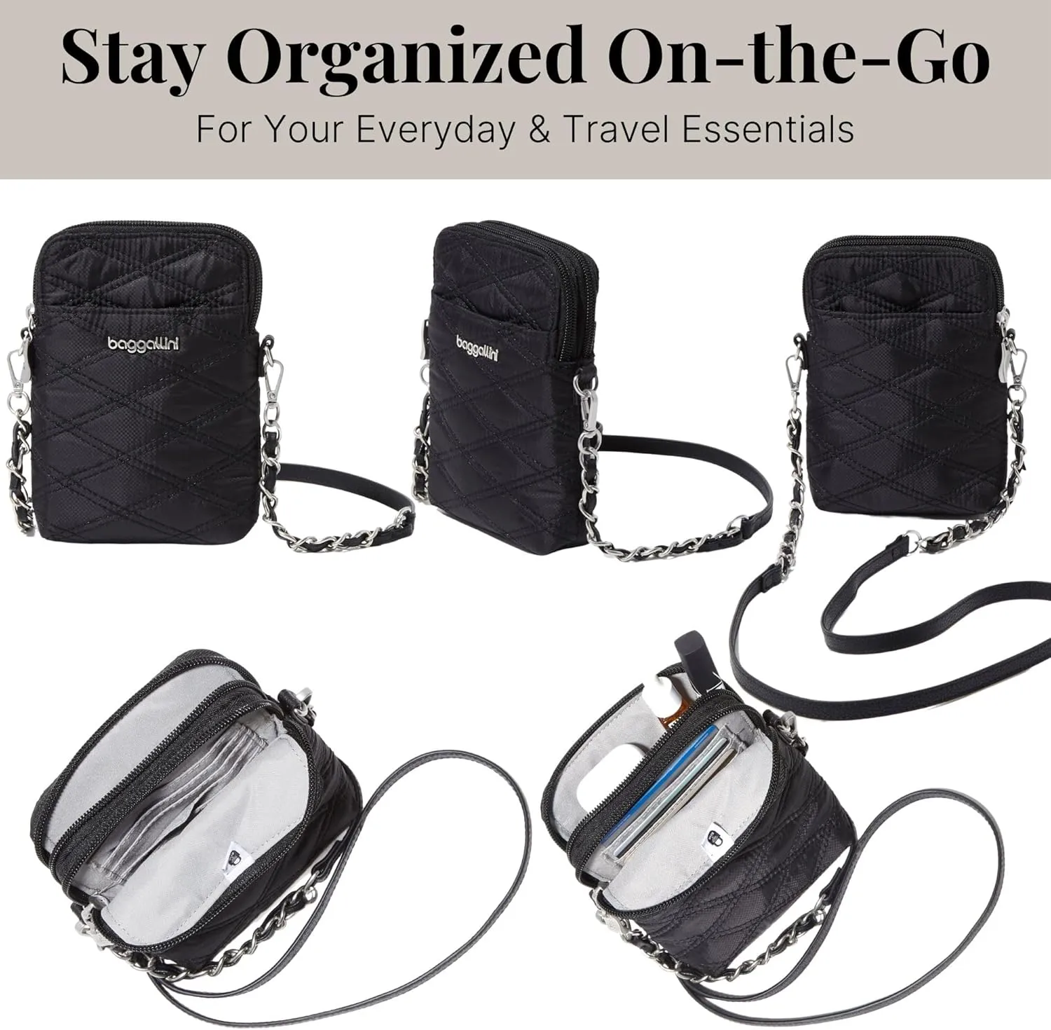 Baggallini Take Two Bryant RFID Crossbody Bag