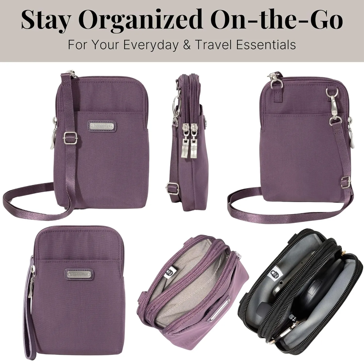 Baggallini Take Two Bryant RFID Crossbody Bag