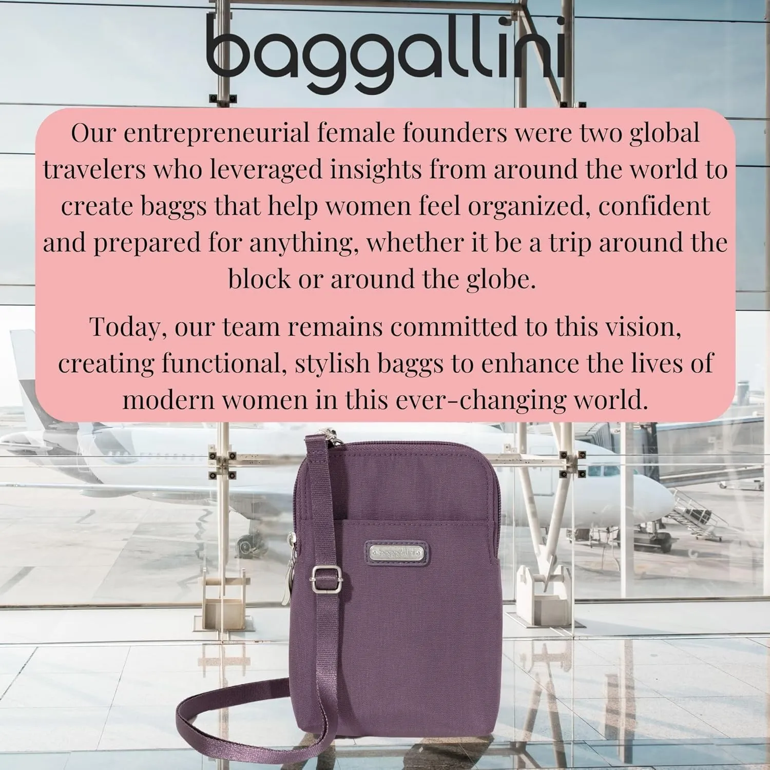 Baggallini Take Two Bryant RFID Crossbody Bag