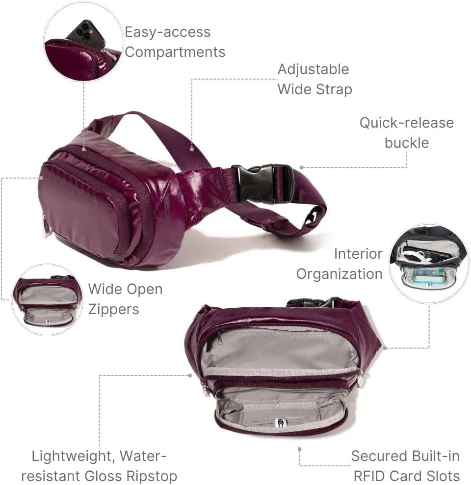 Baggallini Women's On The Go Belt Bag Waist Pack