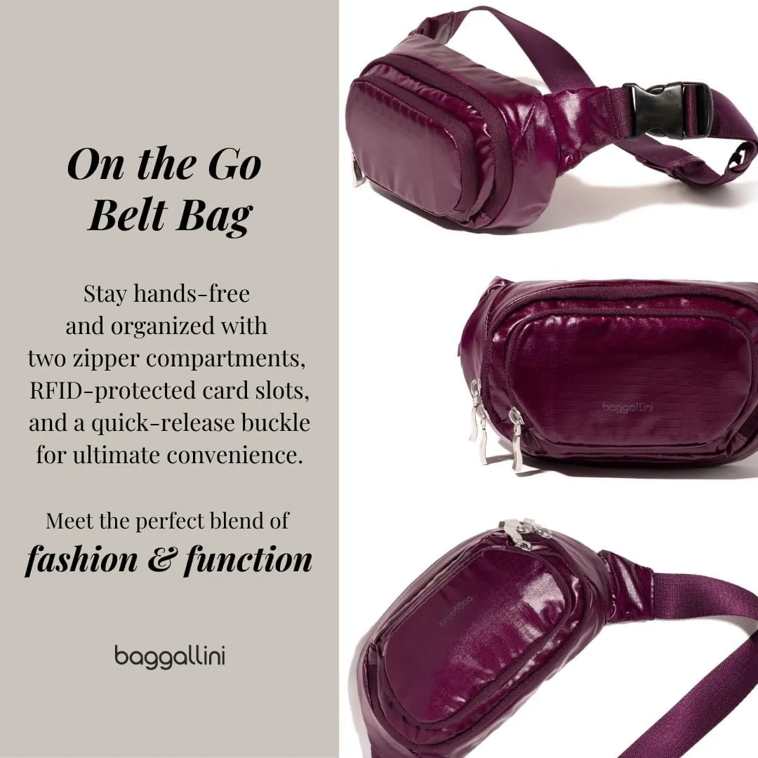 Baggallini Women's On The Go Belt Bag Waist Pack