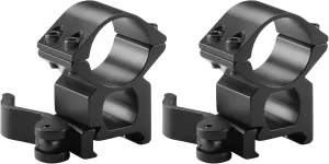 Barska Optics AI12244 1-Inch Quick Release Rings , black