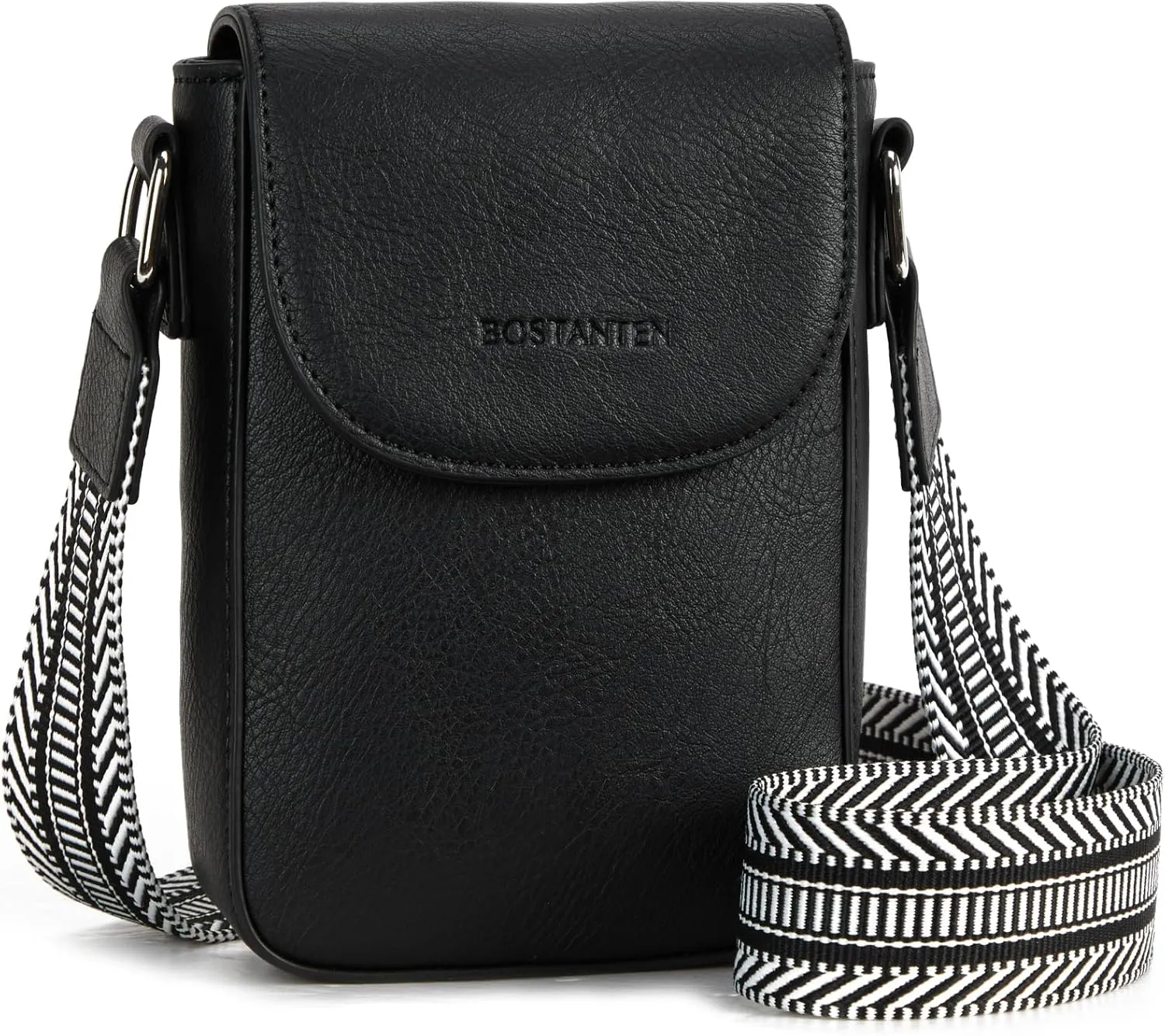 BOSTANTEN Small Crossbody Bags for Women Cell Phone Purse Leather Wallet Handbags with Card Slots