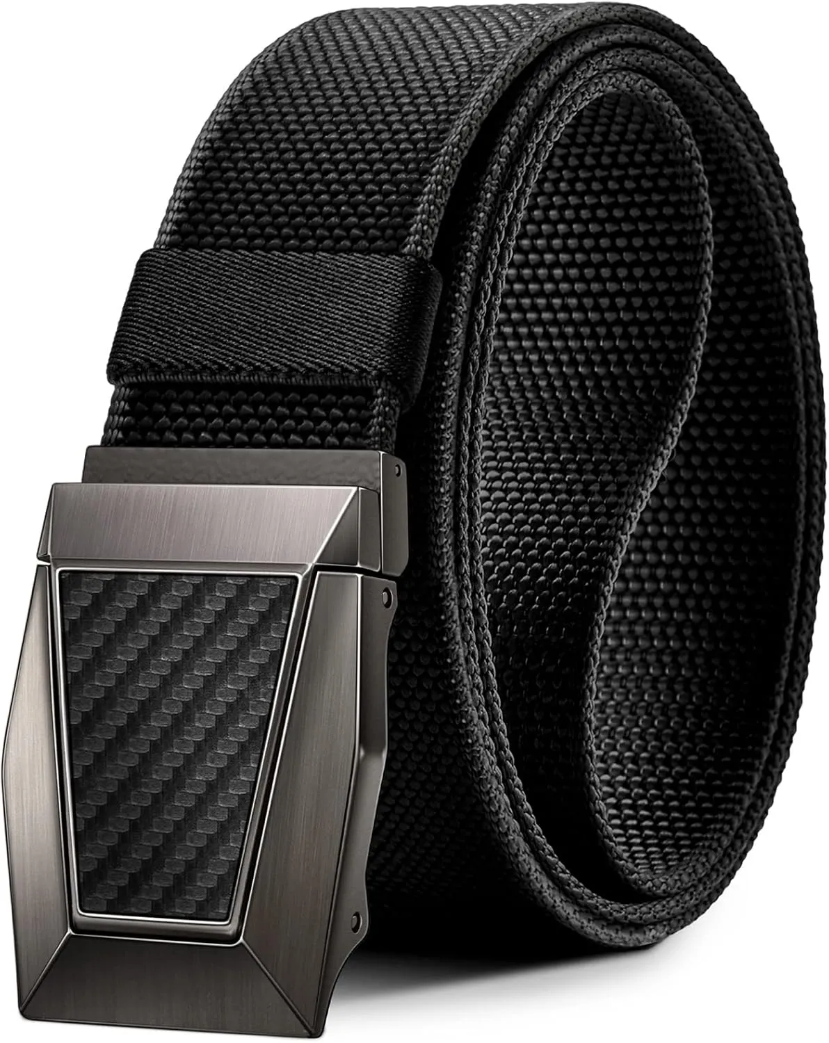 BULLIANT Tactical Belt for Men, Men Stretch Nylon Web Gift Belt 1.5"-Hiking Rigger Military Work-Quick Release