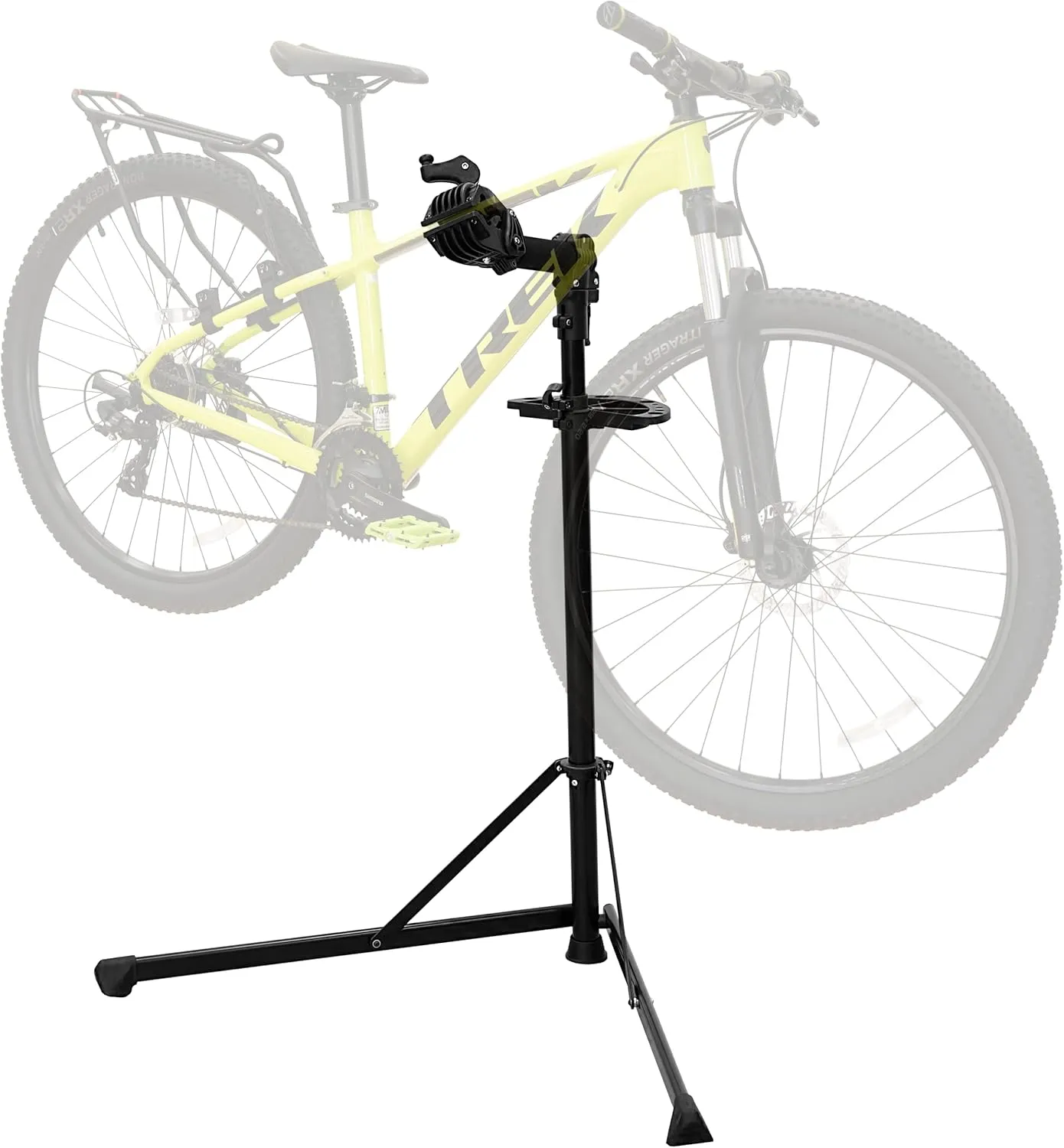 BV Mechanic Bike Repair Stand - Bicycle Workstand with Adjustable Height for Standard, Mountain, and Road Bikes (Tool Plate Included)