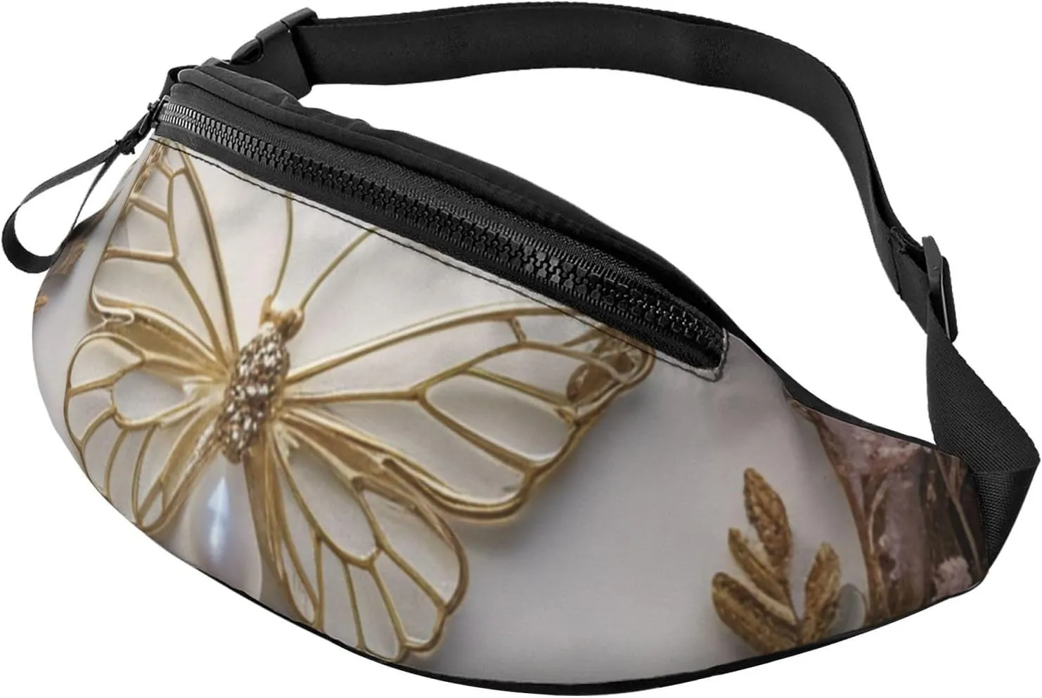 Casual Ethereal Essence Printed Fanny Pack,Crossbody Fanny packs for women Men Waist Bag for Running Travel