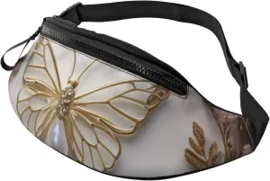Casual Ethereal Essence Printed Fanny Pack,Crossbody Fanny packs for women Men Waist Bag for Running Travel