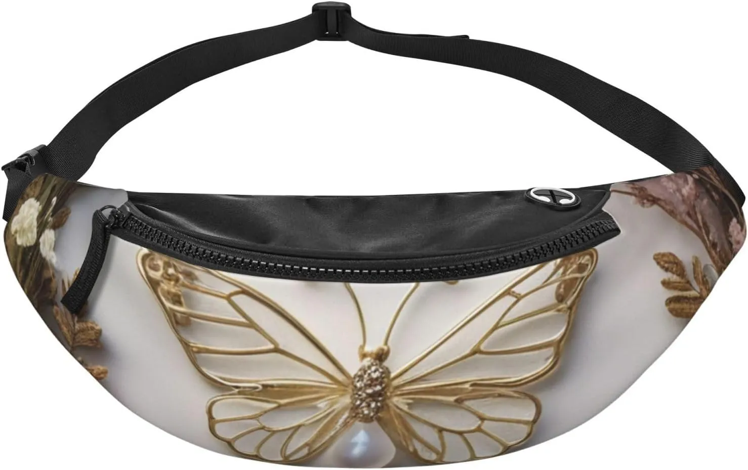 Casual Ethereal Essence Printed Fanny Pack,Crossbody Fanny packs for women Men Waist Bag for Running Travel