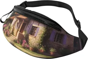 Casual Lavender Lullaby Printed Fanny Pack,Crossbody Fanny packs for women Men Waist Bag for Running Travel