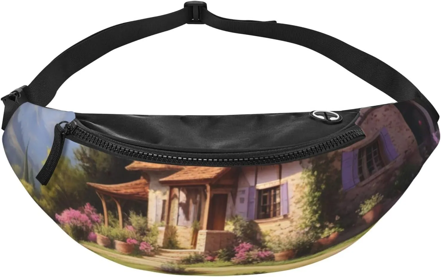 Casual Lavender Lullaby Printed Fanny Pack,Crossbody Fanny packs for women Men Waist Bag for Running Travel