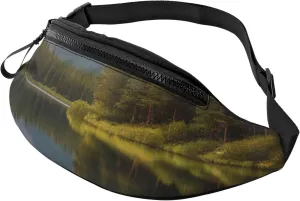 Casual Sublime Serenity Printed Fanny Pack,Crossbody Fanny packs for women Men Waist Bag for Running Travel