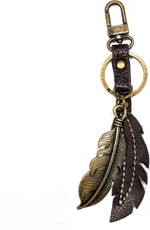 CHALA Bronze Mini Metal Purse Charm, Key Fob, Animal Keychain - M605