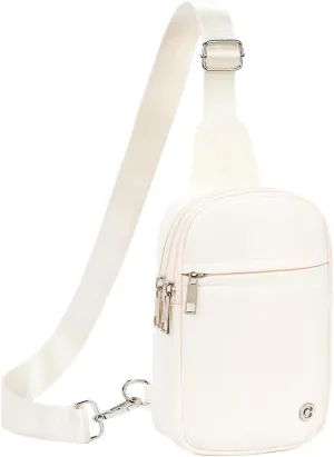 CHOLISS Small Crossbody Bags for Women and Men - Sling Bag Trendy Fanny Packs Chest Bag with Extended Strap