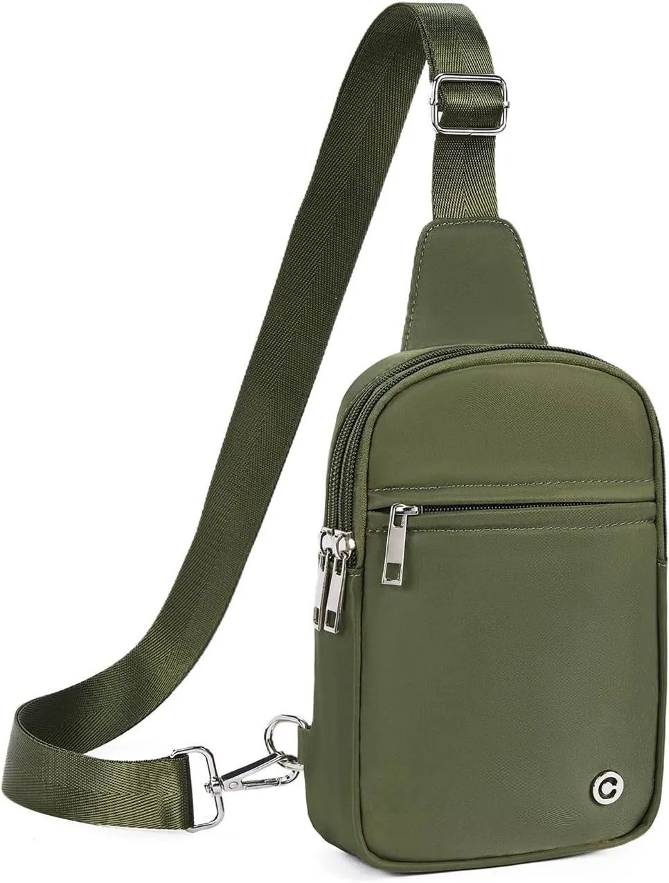 CHOLISS Small Crossbody Bags for Women and Men - Sling Bag Trendy Fanny Packs Chest Bag with Extended Strap