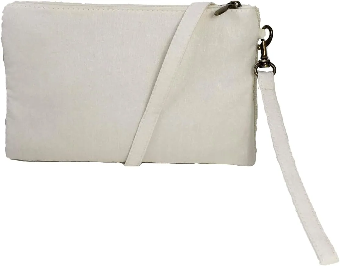 Christmas Cheer Women's Beaded Holiday Mingle Wristlet Phone Crossbody