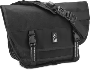 Chrome Industries Mini Metro Messenger Bag, Crossbody Backpack for Women and Men, 13-inch Laptop Satchel, Water Resistant, 20.5 L, All Black