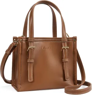 CLUCI Tote Bag for Women, Purse with Adjustable Shoulder Strap, Vegan Leather Small Shoulder Handbag