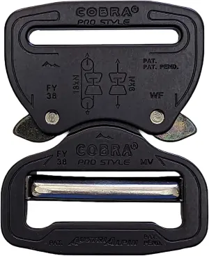COBRA Pro Style 1.5" Quick Release Adjustable Heavy Duty Tactical Belt Buckle