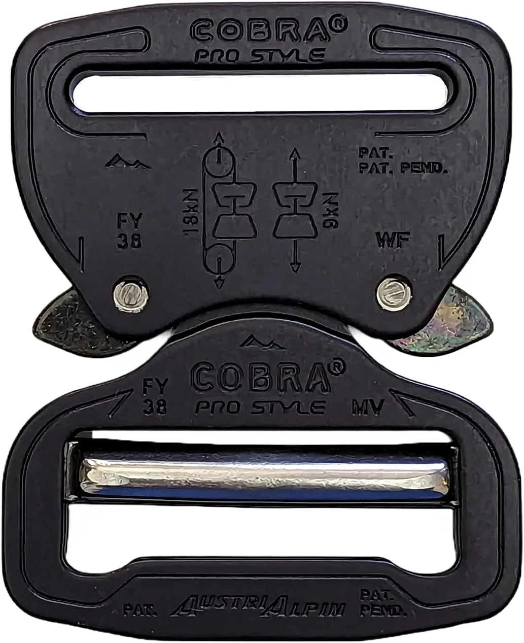 COBRA Pro Style 1.5" Quick Release Adjustable Heavy Duty Tactical Belt Buckle