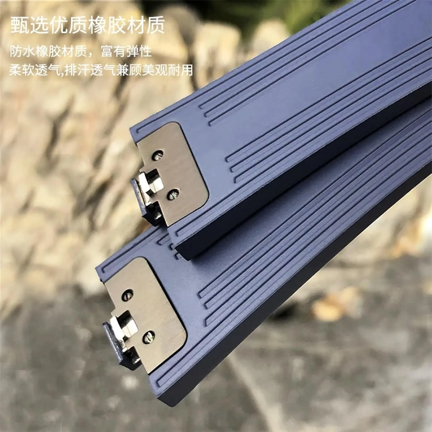 Convex Type Fluoros Rubber Watch Bands 24x7mm Fit for Vacheron Constantin Overseas Quick Release Silicone Strap Screw Buckle