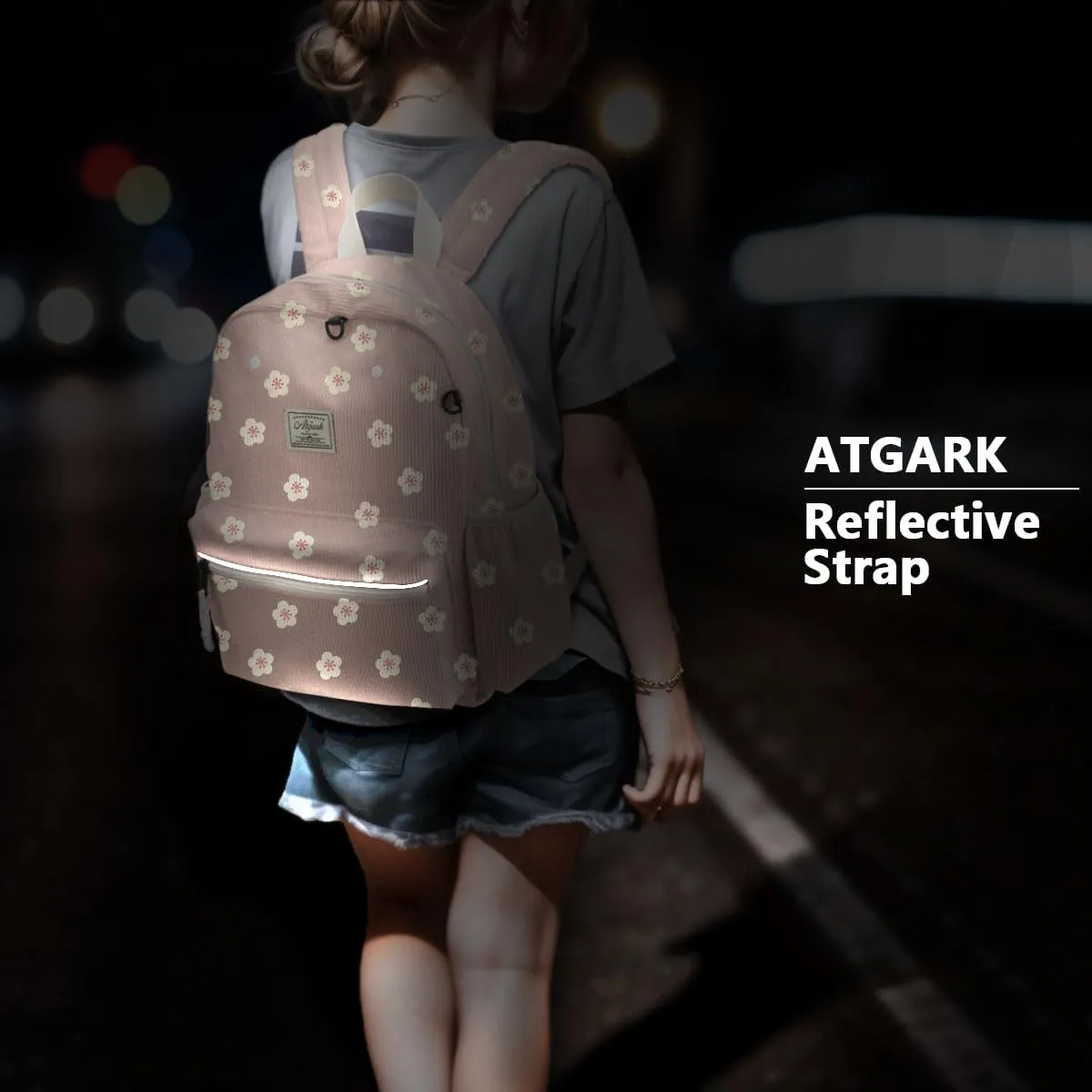 Corduroy Toddler Backpack for Boys 2-5: Preschool Backpacks for Girls - 13.5" H Fit Folder