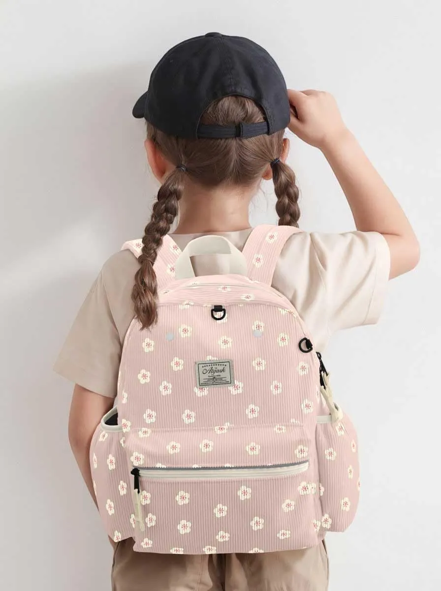 Corduroy Toddler Backpack for Boys 2-5: Preschool Backpacks for Girls - 13.5" H Fit Folder