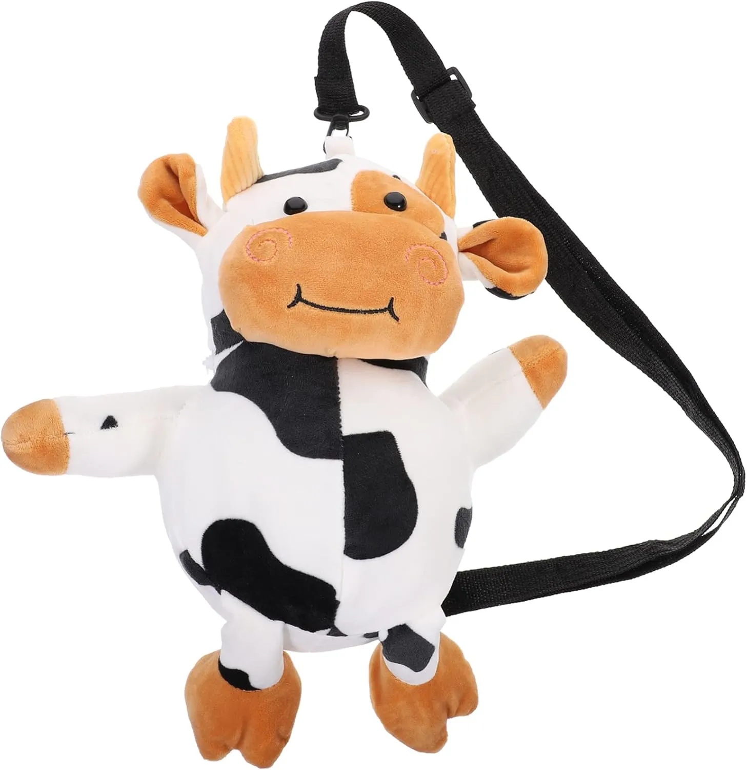 Cow Crossbody Bag Cow Plush Backpack Cow Plush Purse Animal Crossbody Purse Exquisite Plush Bag for Women Girls