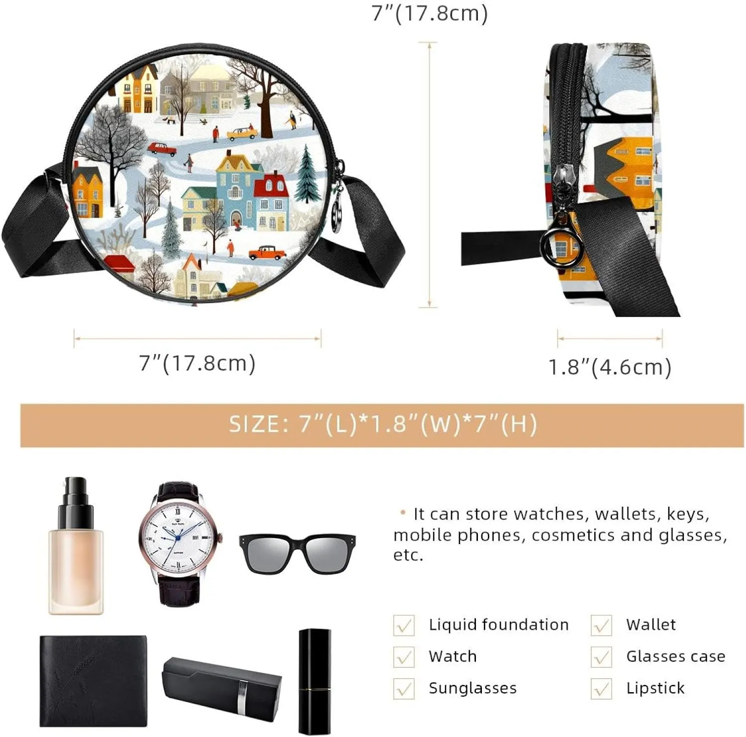 Crossbody Bags for Women,Crossbody Bag Men,Small Sling Bag,Crossbody Purse