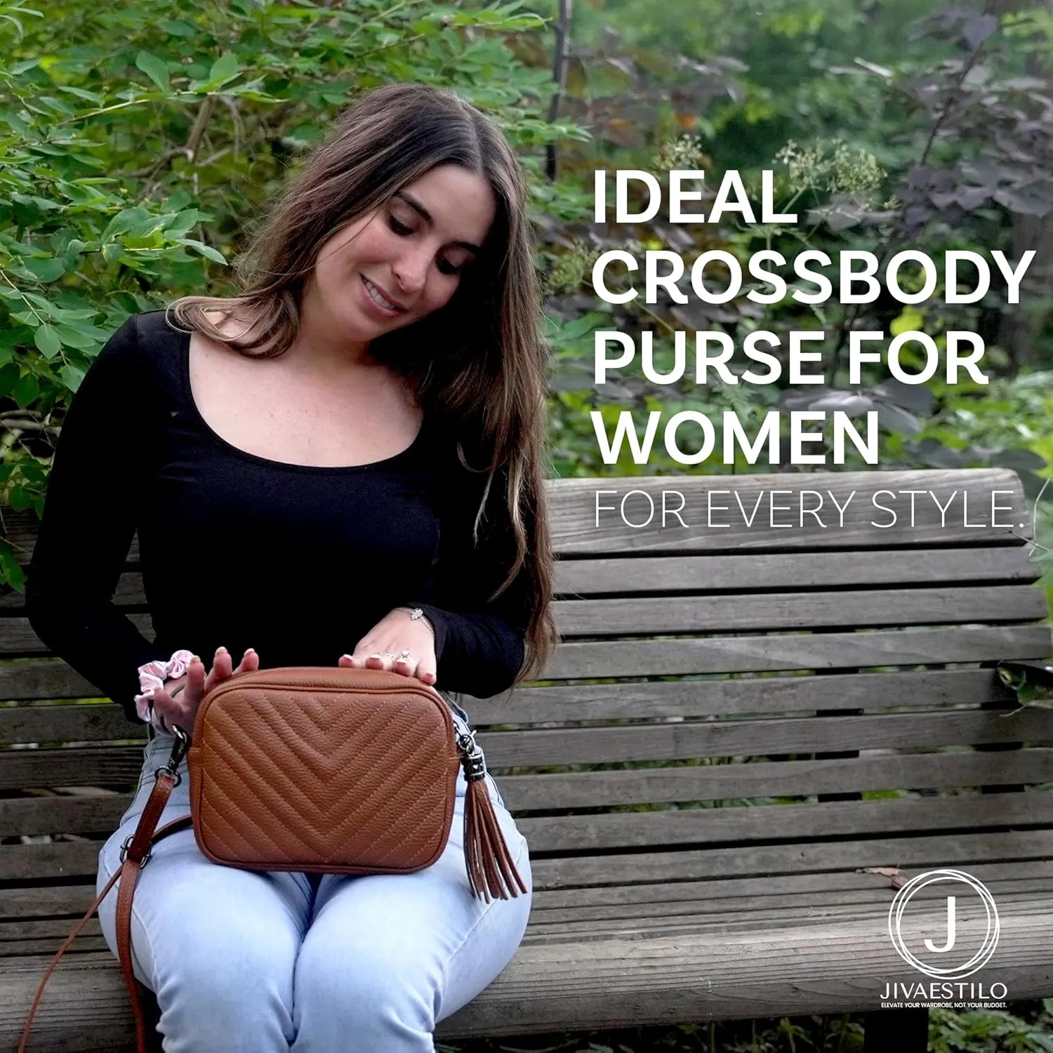 Crossbody Purse for Women - Leather, Trendy Womens Cross Body Bags, Genuine Leather Crossbody Purses