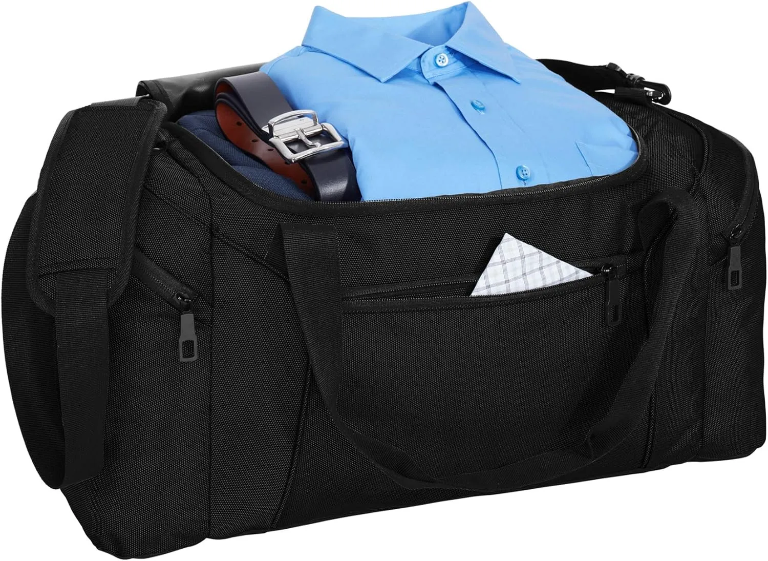 Custom Form Duffel Bag for Men Women - Add Your Name - Personalized Weekender Bag for Gym, Overnight, Travel