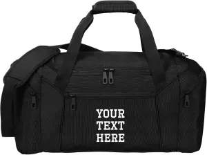 Custom Form Duffel Bag for Men Women - Add Your Name - Personalized Weekender Bag for Gym, Overnight, Travel