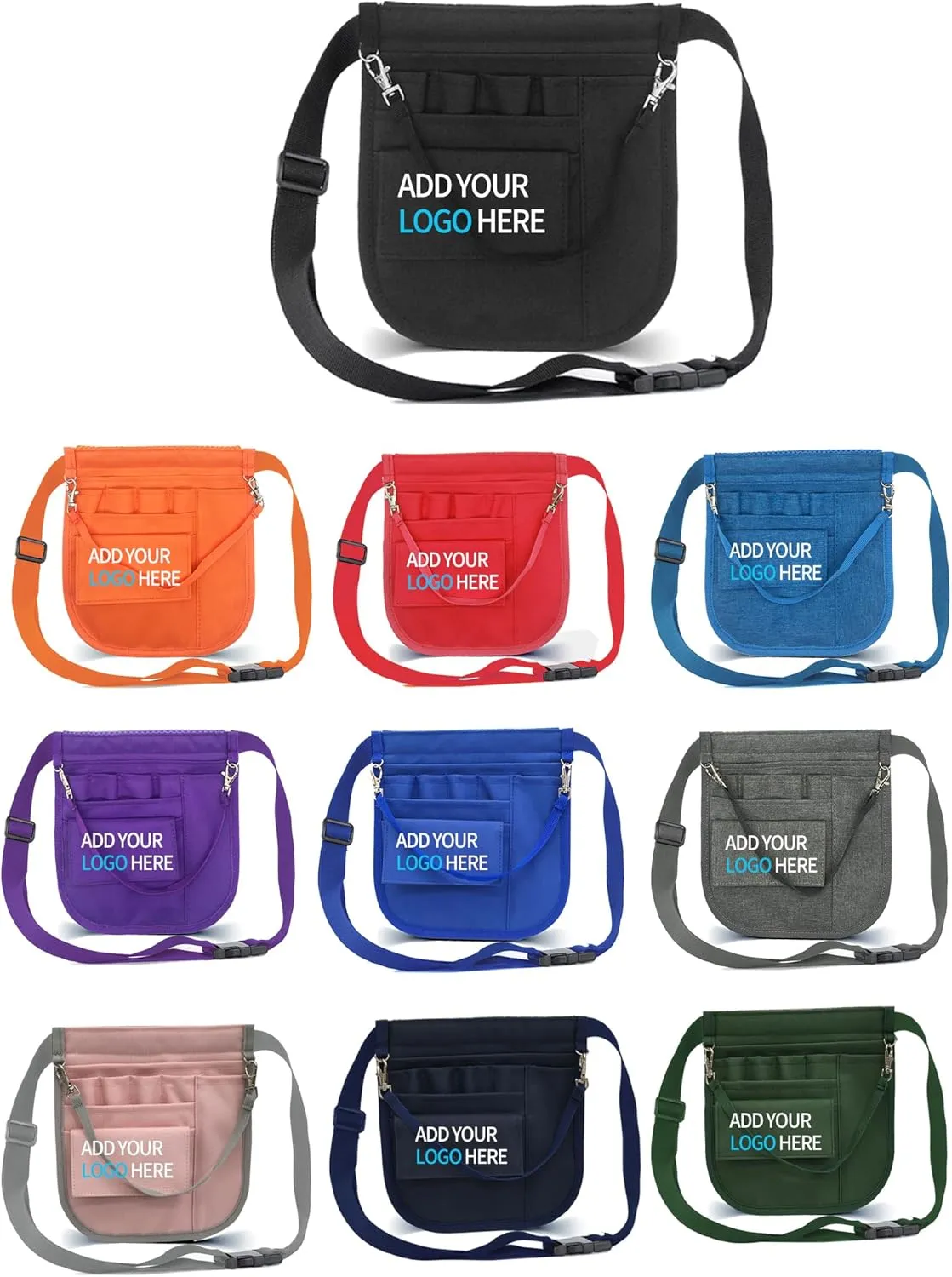 Customizable Nurse Fanny Pack Personalised Tool Bag,for Women Men Nursing Fanny Pack for Nurses with Multi Compartment Medical Pack for Emergency Nursing Supplies