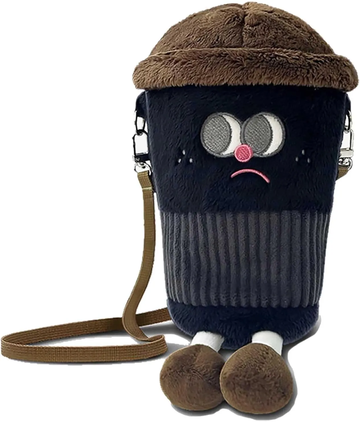 Cute Girls Plush Crossbody Bag kids Plush Purses Women Shoulder bag Removable strap kawaii Girls' Novelty Wallets Soft cartoon Messenger Bags Gifts for kids girls teens