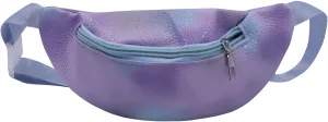 Cute Tie Dye Fanny Pack for Kids Girls Colorful Small Waist Pack Belt Bum Bag Sports Running Purse