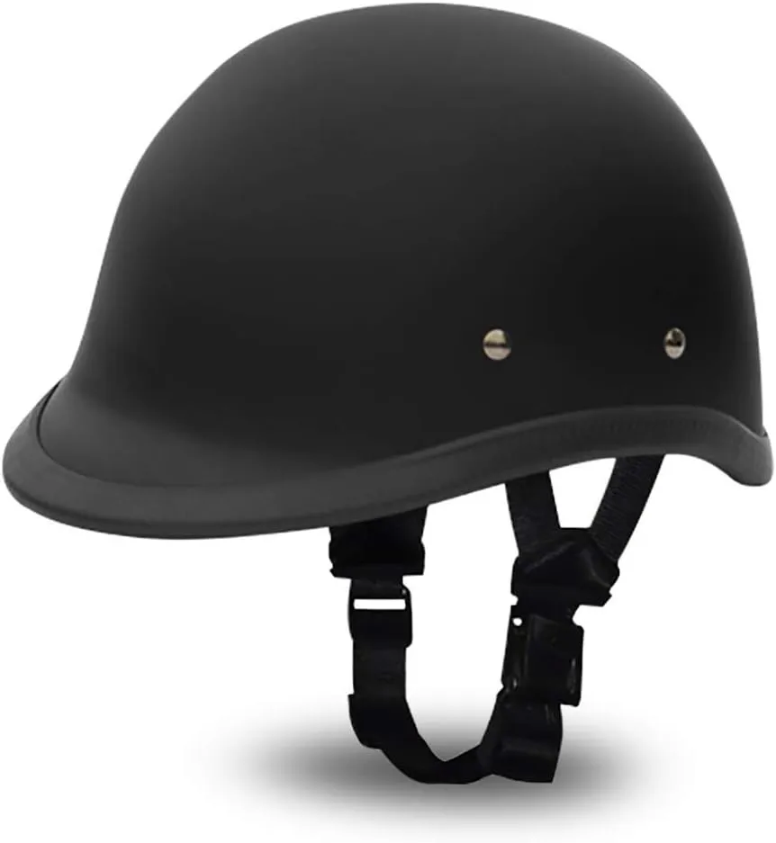 Daytona Helmets Hawk Headgear for Men - Novelty Half Helmet with Breathable Liner - Retro Skull Cap Helmet with Head Wrap