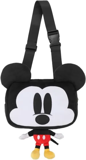 Disney Mickey Mouse 9.5" Festie Bestie Plush Crossbody Hand Bag