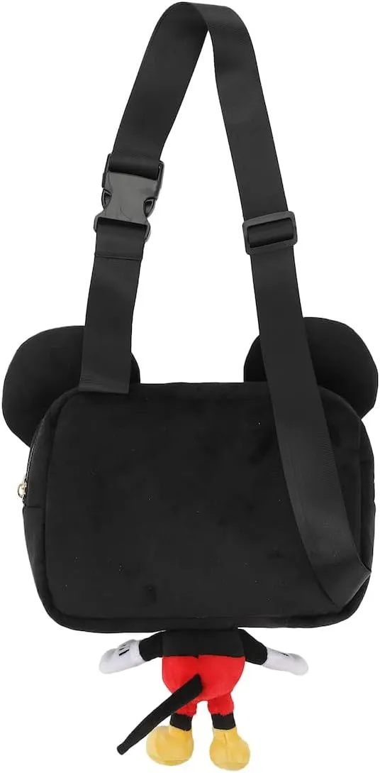 Disney Mickey Mouse 9.5" Festie Bestie Plush Crossbody Hand Bag
