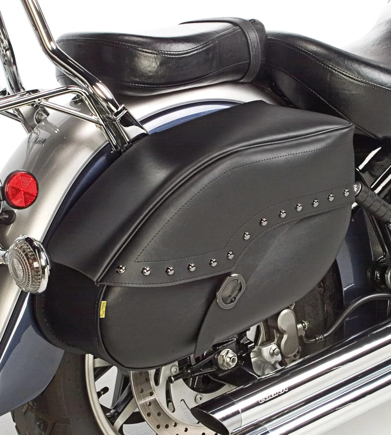Dowco Willie & Max 59538-00 Revolution Series Small Leather Throw-Over Studded Saddlebag Set